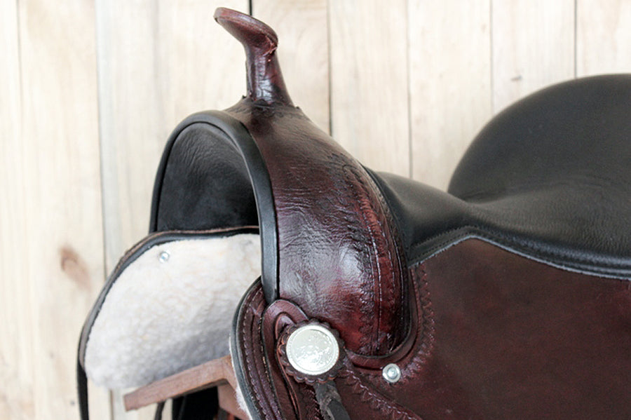 16 In Western Horse Saddle American Leather Flex Tree Trail & Pleasure Tack