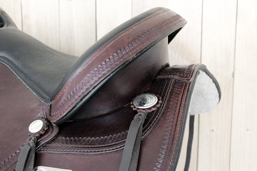 16 In Western Horse Saddle American Leather Flex Tree Trail & Pleasure Tack