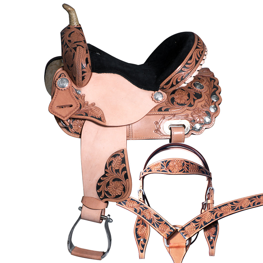 14 In Hilason W. H. Barrel Racing Trail Pleasure American Leather by Hilason – Cowboy and equestrian accessories