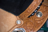 15 In Western Horse Barrel Racing Saddle Trail American Leather