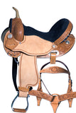15 In Western Horse Barrel Racing Saddle Trail American Leather