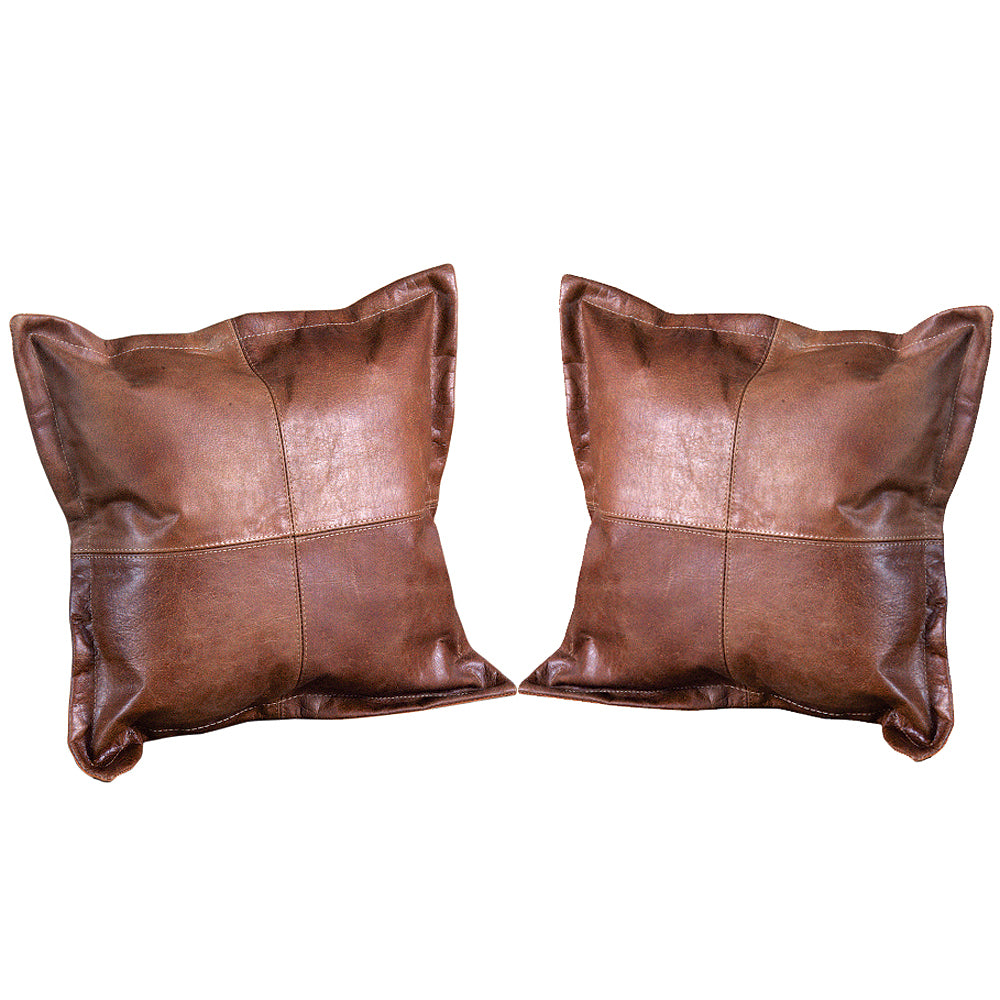 Hilason New Genuine Antique Vintage  Leather Pillow Cushion Cover