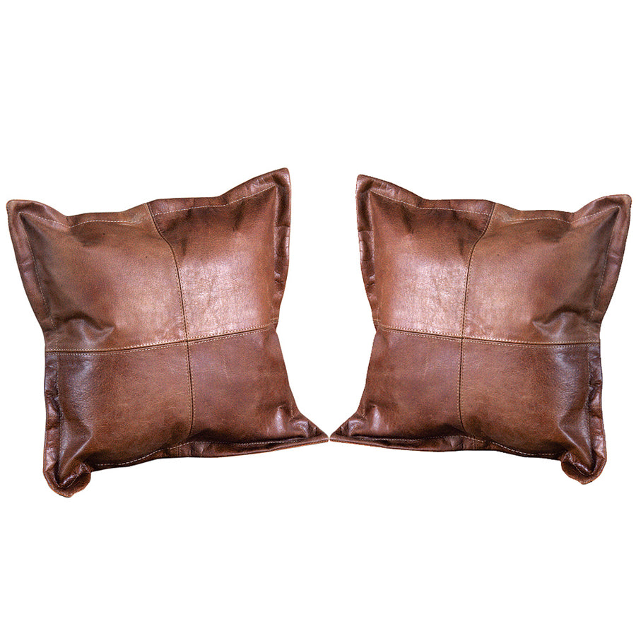 Hilason New Genuine Antique Vintage Leather Pillow Cushion Cover - Uhorse