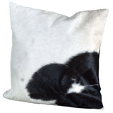Hilason  Cowhide Leather Hair-On Patchwork Cushion Pillow Cover