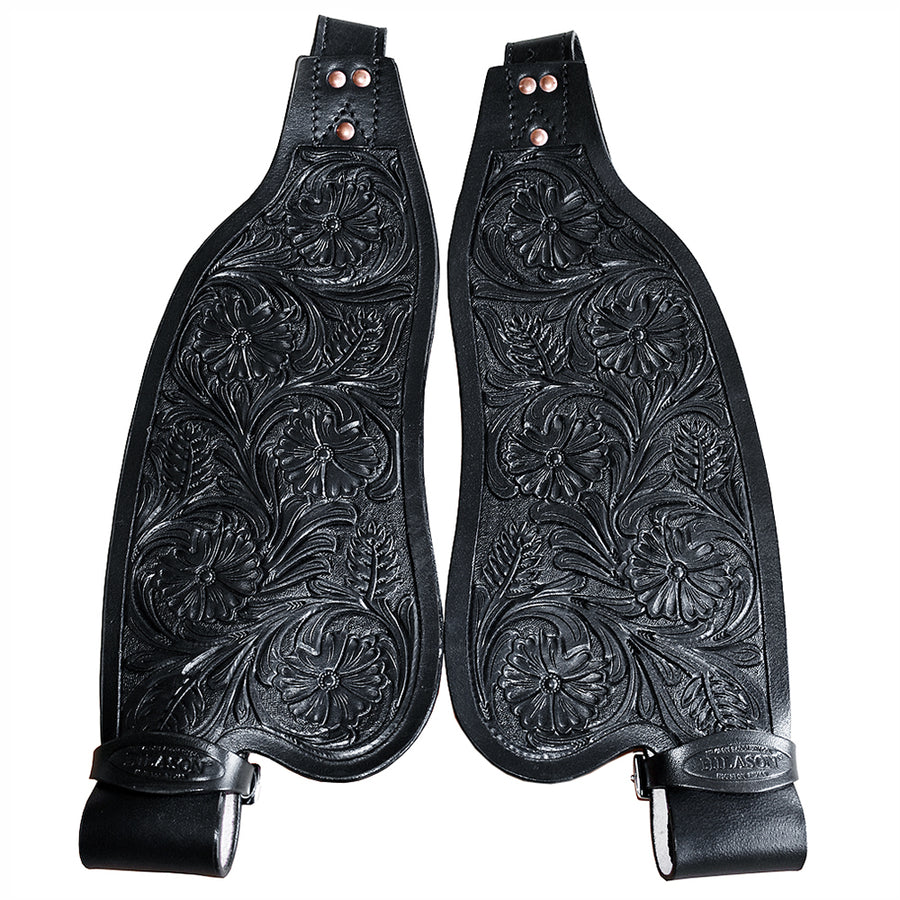 Hilason Leather Saddle Replacement Fender Pair With Hobble Straps Adult - Uhorse