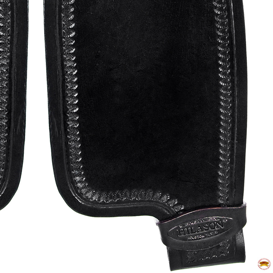 HILASON Leather Saddle Replacement Fender Pair with Hobble Straps Adult Saddles Fenders for Horse