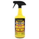 Pyranha Horse Insecticide Water Ressistent Wipe N Fly Protection Spray 32Oz