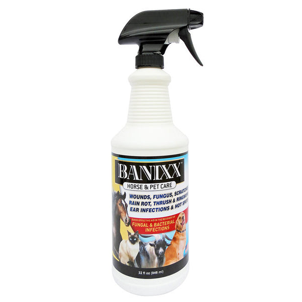 Banixx H. Infection Wound & Hoof Care Multi Use Spray 32 Oz by Hilason – Cowboy and equestrian accessories