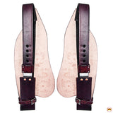 Hilason Leather Saddle Replacement Fender Pair With Hobble Strap Adult