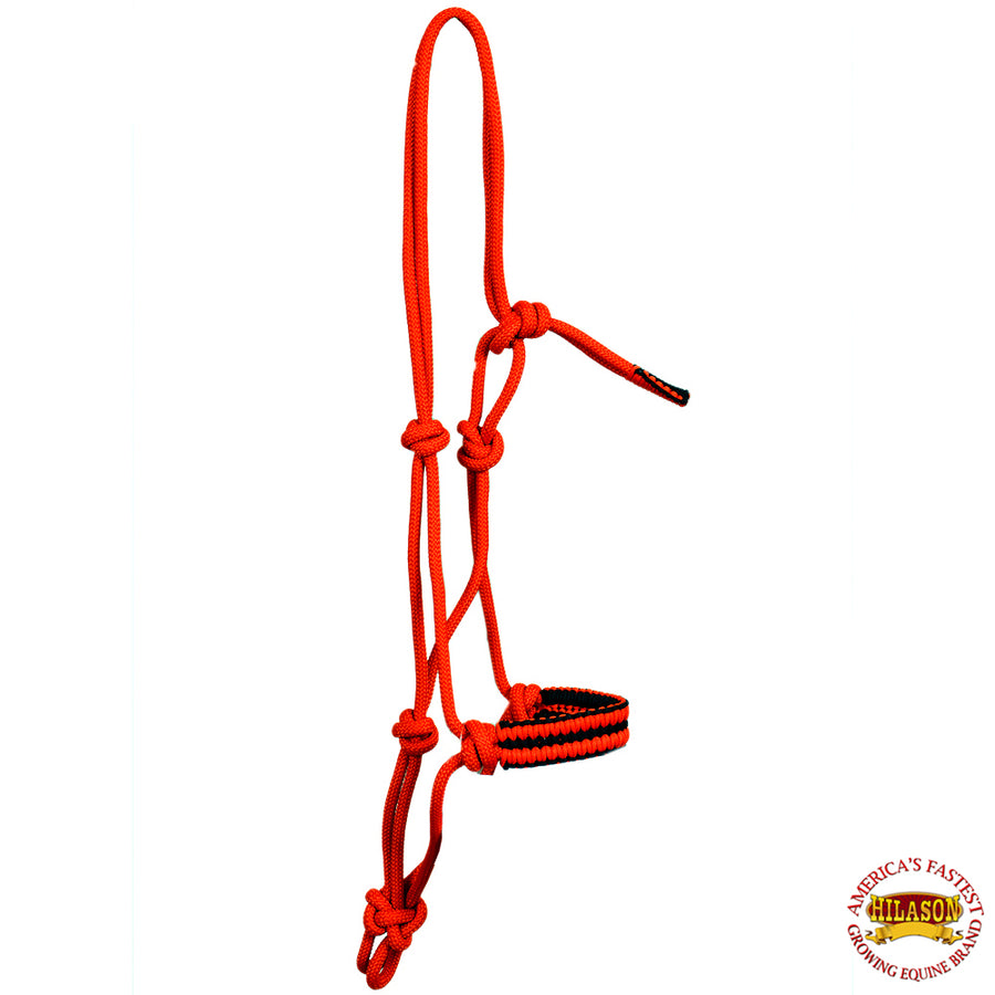 Hilason W. H. Braided Poly Rope Tk. Halter by Hilason – Cowboy and equestrian accessories