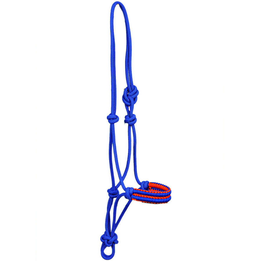 Hilason W. H. Braided Poly Rope Tk. Halter by Hilason – Cowboy and equestrian accessories