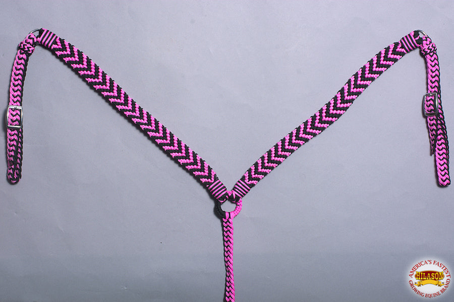 Hilason Horse Breast Collar Flat Braided Paracord