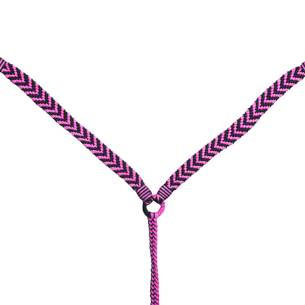 Hilason Horse Breast Collar Flat Braided Paracord - Uhorse