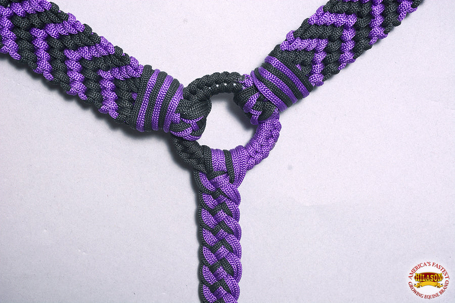 Hilason Horse Breast Collar Flat Braided Paracord