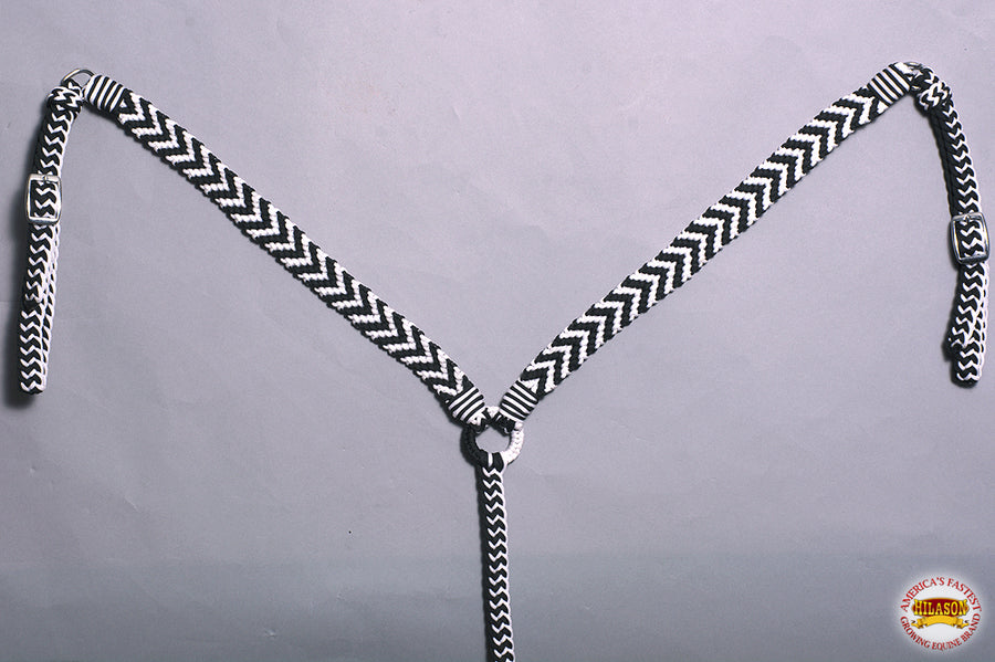 Hilason Horse Breast Collar Flat Braided Paracord