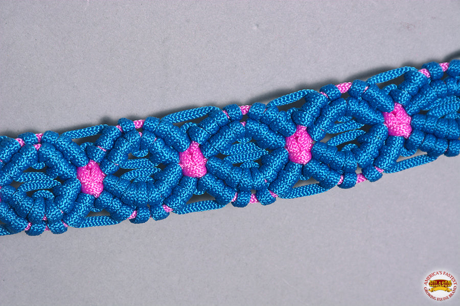 Hilason Horse Woven Breast Collar Flat Braided Paracord
