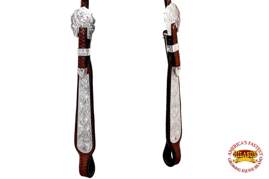 HILASON Western Horse Headstall Genuine American Leather Show | Headstall Bridle for Horses