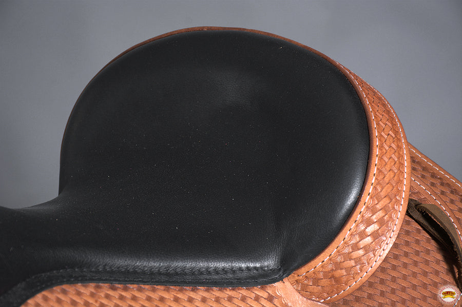 HILASON Western Horse Saddle Leather Flex Tree Trail & Pleasure Tan