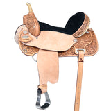 Flex Tree Western Horse Saddle American Leather Trail Barrel By Hilason