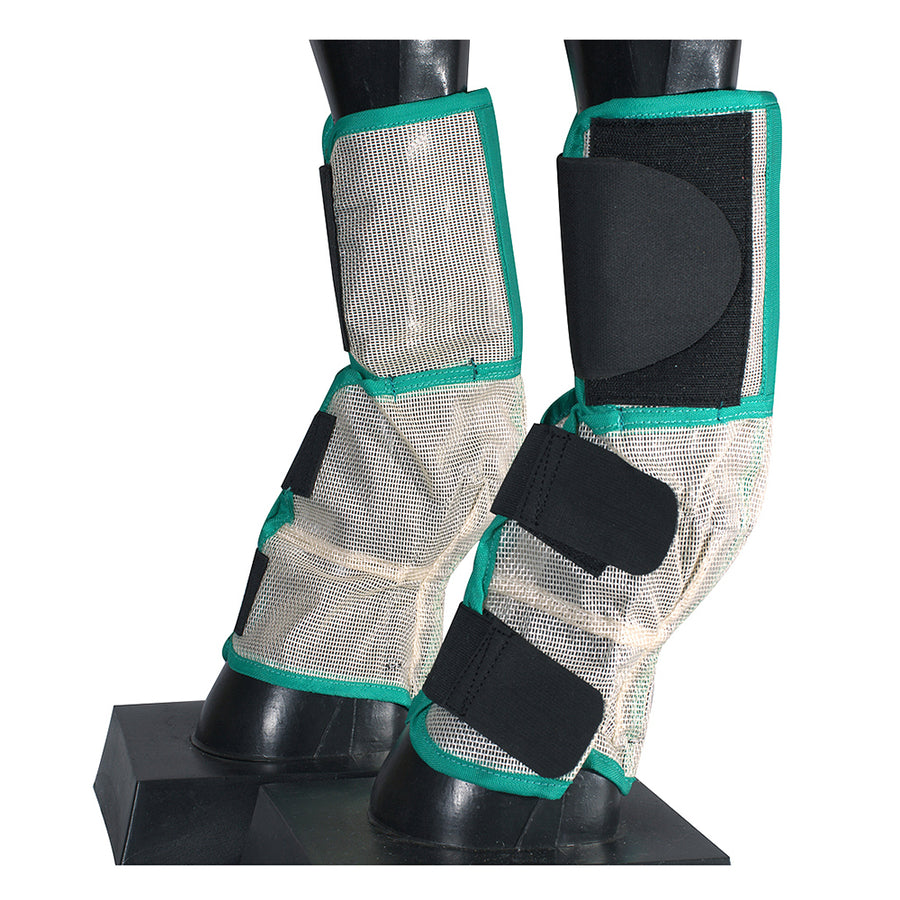 Warmblood Hilason W. Uv Protection Insects Fly Boots Pair White – by Hilason – Cowboy and equestrian accessories