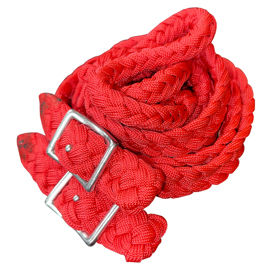 1" X 8Ft Hilason Braided Poly Barrel Reins Horse Racing Flat Grip Knots Red - Uhorse
