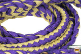 1" X 8Ft Hilason Braided Poly Barrel Reins Horse Racing Flat Grip Knots