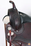 Hilason Western Gaited Flex Trail Horse American Leather Saddle