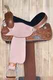 Hilason Western Horse Barrel Racing Saddle Trail American Leather Tack