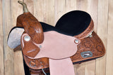 Hilason Western Horse Barrel Racing Saddle Trail American Leather Tack