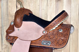 Hilason Western Horse Barrel Racing Saddle Trail American Leather Tack