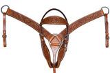 Hilason Western Horse Barrel Racing Saddle Trail American Leather Tack