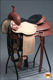 HILASON Western Horse cutting Trail American Leather Saddle