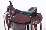 HILASON Western Horse Saddle American Leather Flex Tree Trail & Pleasure Chocolate Brown