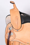 HILASON Western Horse Saddle American Leather Flex Tree Trail & Pleasure Tan