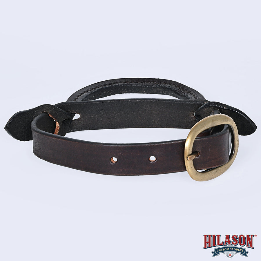 HILASON Horse Saddle Safety Leather Night Latch Adjustable Handle | Horseback Riding Security Equestrian