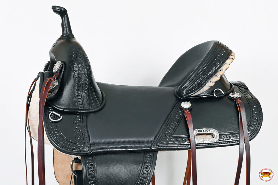 HILASON Western Horse Saddle Treeless Trail Endurance American Leather | for Horses