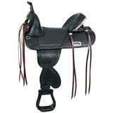 Western Horse Saddle Hilason Treeless Trail American Leather - Uhorse