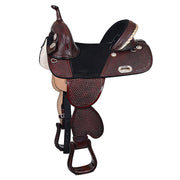 Hilason Western Horse Saddle Treeless Trail Genuine American Leather