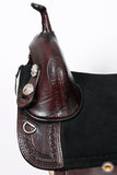 Hilason Western Horse Saddle Treeless Trail Genuine American Leather