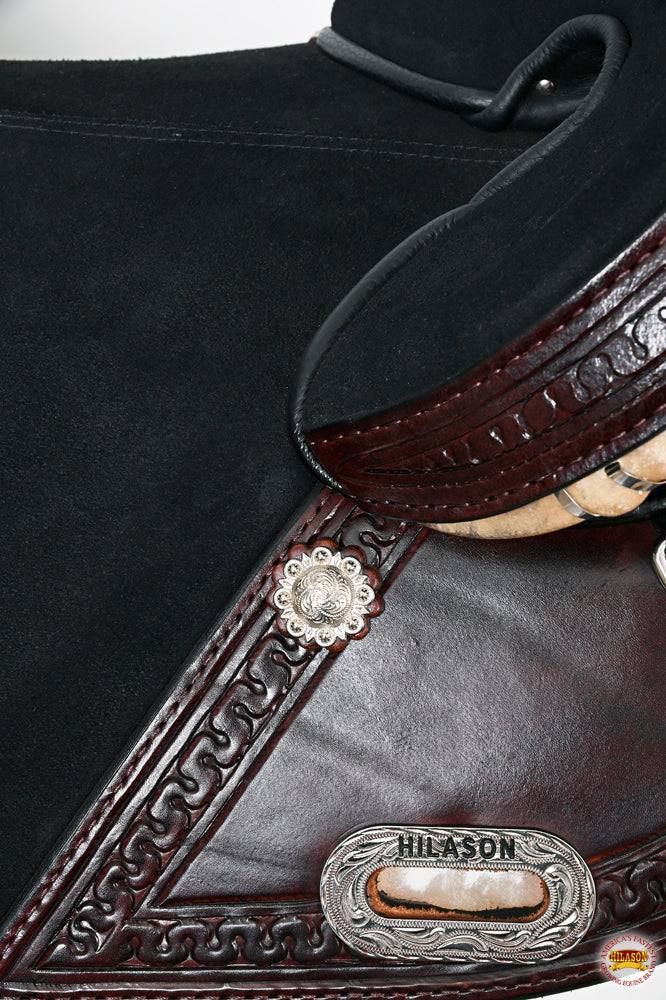HILASON Western Horse Saddle Treeless Trail Genuine American Leather | for Horses