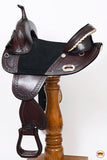 Hilason Western Horse Saddle Treeless Trail Genuine American Leather