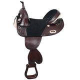 Hilason Western Horse Saddle Treeless Trail Genuine American Leather - Uhorse
