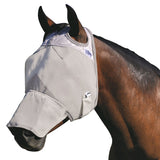Foal Mini Cashel Comfort Crusader Fly Mask W/ Long Nose Grey