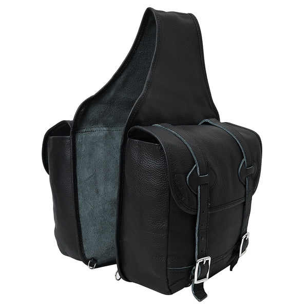 HILASON Western Leather Horse Saddle Bag For Trail - Uhorse