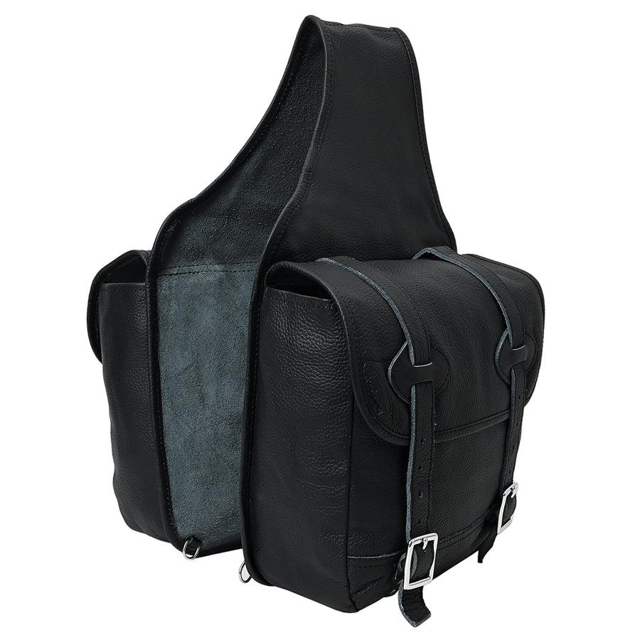 HILASON Western Leather Horse Saddle Bag For Trail - Uhorse