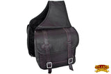 HILASON Western Leather Horse Saddle Bag For Trail