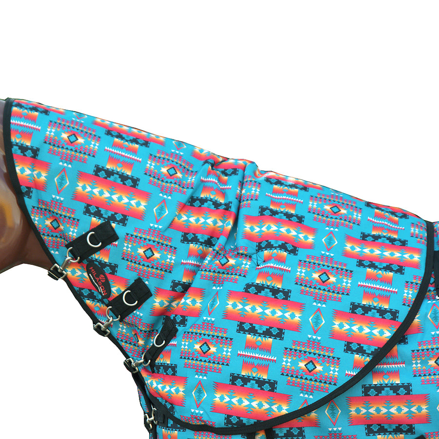 HILASON 1200D Winter Waterproof Poly Turnout Horse Hood Neck Cover | Covers for Horses