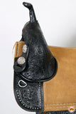 HILASON Western Horse Saddle Treeless Trail Barrel American Leather | for Horses