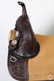 HILASON Western Horse Saddle Treeless Trail Barrel American Leather | Horse Saddle | Western Saddle | Treeless Saddle | Saddle for Horses | Horse Leather Saddle