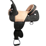 Hilason Western Horse Saddle Treeless Trail Barrel American Leather - Uhorse